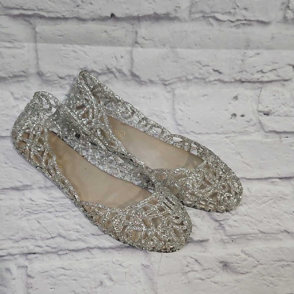 Y2K Jelly Silver Women's Ballet Flats